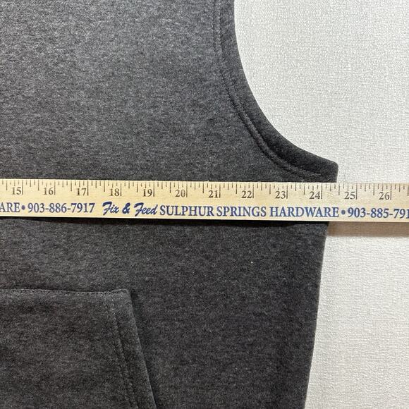Knocker‎ Activewear Men's Vest Size 2XL Gray Fleece Sweatshirt Sleeveless Jacket - Picture 5 of 7